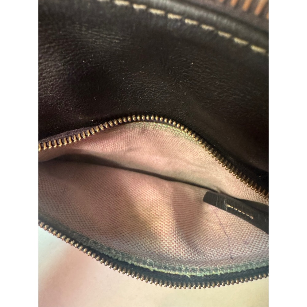 Dooney & Bourke Black Leather Triple Zip Crossbody Bag J0392581 - Picture 7 of 13